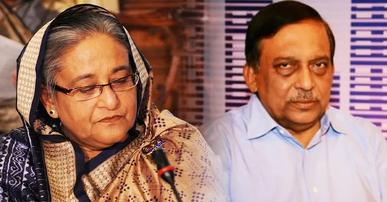 শেখ হাসিনা ও আসাদুজ্জামান খান কামাল